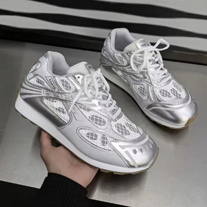 Sneakers di Design di Alta Qualità, <span class=keywords><strong>Scarpe</strong></span> <span class=keywords><strong>Sportive</strong></span> da Passeggio con Chiusura a Lacci, Ammortizzazione e Funzione Rialzante - Product Image 2