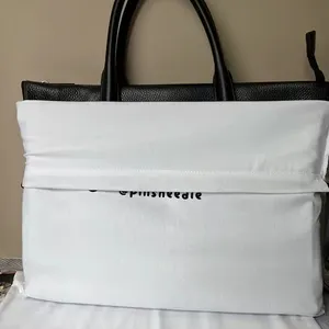 Logo personalizzato stampato in morbido cotone spazzolato swill regalo con coulisse borsa per scarpe di lusso in cotone borsa per la polvere