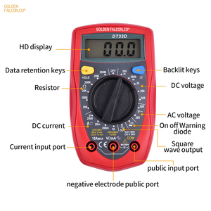 Đồng Hồ Vạn Năng Kỹ Thuật Số DT33 Tiêu Chuẩn Chuyên Nghiệp Đồng Hồ Vạn Năng Tương Tự - Product Image 2