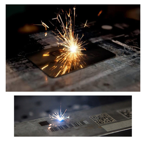 Máquina de marcado de código <span class=keywords><strong>QR</strong></span> láser de fibra de escritorio especialmente para placas de identificación de aluminio y Metal máquina de marcado láser de marcado PCB - Product Image 6