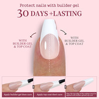 Approvisionnement direct usine : Faux ongles professionnels longs forme cercueil, style ombré français, 10 couleurs, emballés en bande