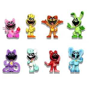 Wholesale Best-selling Smiling Horror Animal PVC toy set Smiling Critters Doll Mini Children PVC toy