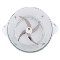 Hachoir à viande électrique 2 vitesses CE GS 400W Bol lavable au lave-vaisselle, lame et hachoir alimentaire facile à nettoyer Bol en verre 1.5L
