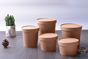 Giấy Dùng Một Lần Hot <span class=keywords><strong>Soup</strong></span> Cup Có Nắp Bao Bì Hộp Giấy Với Giấy Tùy Chỉnh Màu Sắc Chấp Nhận - Product Image 6