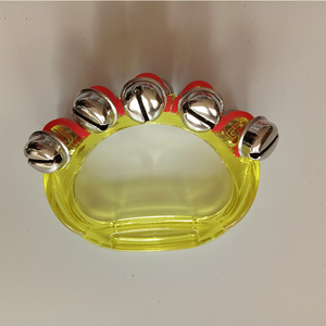 Jingle-muñequera con campanas de Metal y plata para niños, Juguete Musical colorido, instrumentos musicales para guardería - Product Image 3