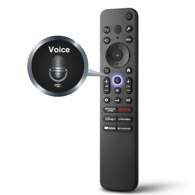 RMF-TX810U Voice Remote Control Compatible with Sony 4K Ultra HD TV R-55A80CL XR-55A80L KD-65X77L KD-65X77CL KD-43X77L KD-85X77L