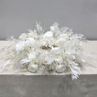 Fourniture florale couronne de fleurs ronde table de mariage candélabres centres de table arrangements floraux
