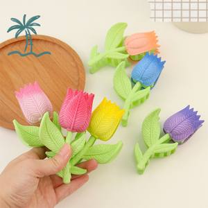 Hot Sale 10CM Flower Shape Cellulose Acetate Hair Claw Large Claw <b>Clips</b> <b>for</b> Thick Hair - Product Image 3