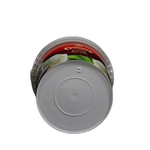 Tùy Chỉnh Logo Trắng Nhựa Tròn 1 Gallon Xô Cho <span class=keywords><strong>Ice</strong></span> Cream Với Nắp Và Xử Lý - Product Image 6