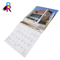 Calendrier en papier écologique personnalisé pour cadeaux promotionnels, impression couleur, fabricant, vente en gros, prix d'usine