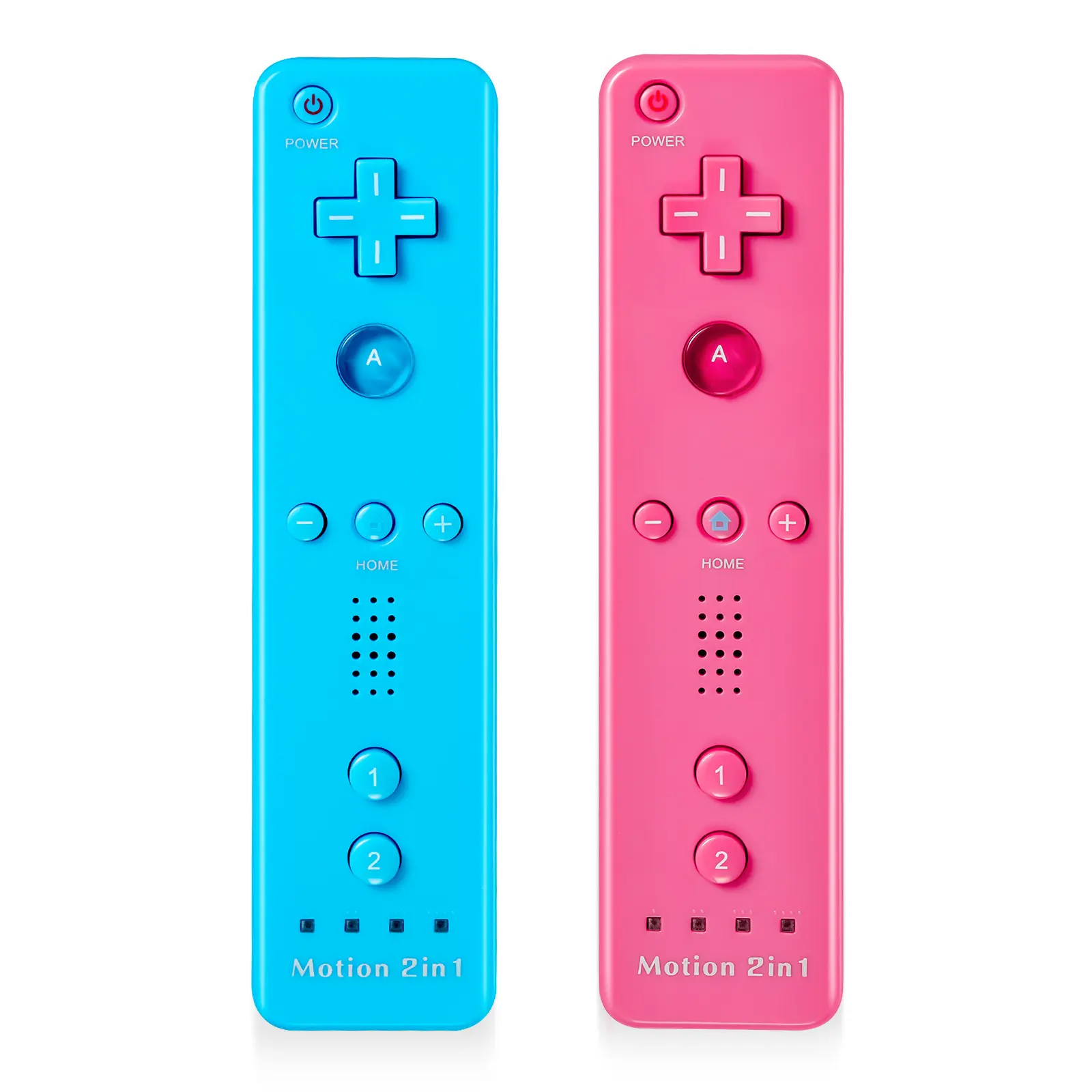 2 in 1 Universal TV Remote Control 2 Pack Wireless Remote Controller For Wii