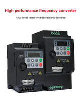 Convertisseur de fréquence intelligent triphasé VFD 0,75 kW 1,5 kW 2,2 kW 5,5 kW avec entrée monophasée RS485