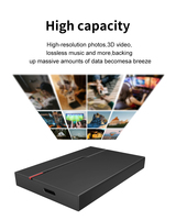 Trascende 1TB 512GB disco rigido esterno con piena capacità 2.5 pollici interfaccia SATA tipo-C porta di espansione