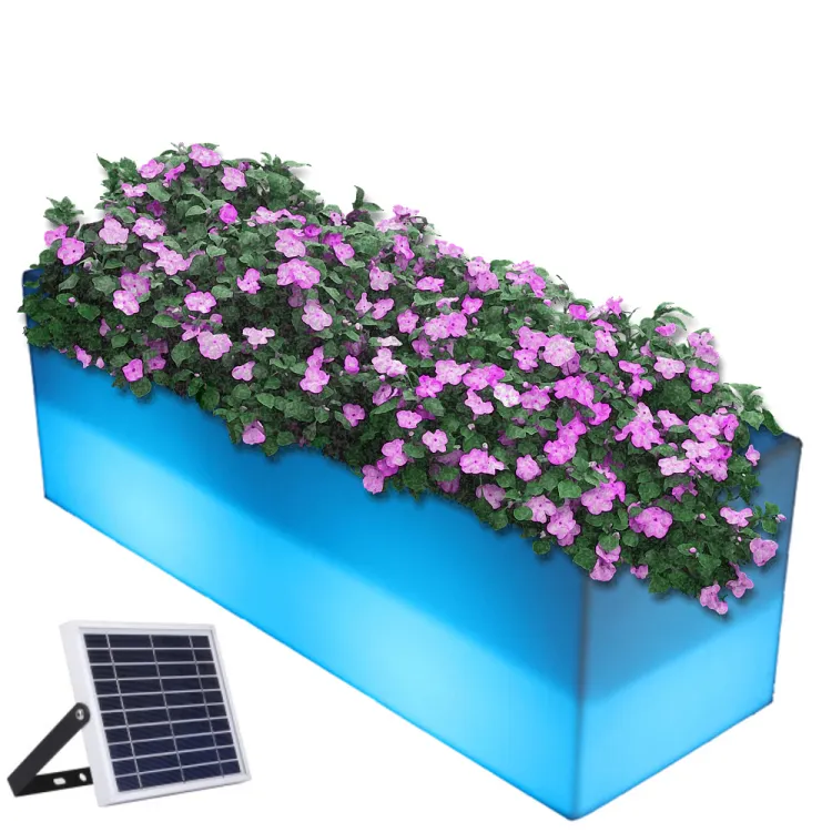Énergie Solaire Jardin Balcon Pot de fleur d'énergie solaire jardin lampe étanche