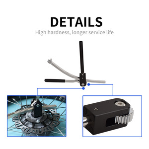 Kit de herramientas para cambiar neumáticos de bicicleta MoTuBike, ejes de 15, 17, 20 y 25 mm con palancas y juntas tóricas para reparación de bicicletas - Product Image 4