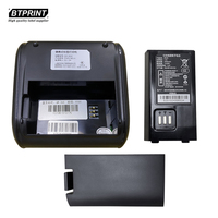 QIRUI QR-365X Printer Label Thermal Portabel 3 Inci 203DPI 40-80mm Printer Barcode Waybill Tipe-C Isi Ulang
