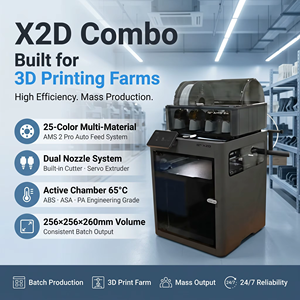Lab X2D Dual Nozzle 3D Printer High Speed Multi Material Print Farm Production System - Product Image 1