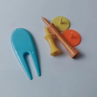 Tee de golf en bois de 4 " 3 1/4 " 2 3/4 " 2 1/8 " personnalisable et coloré avec emballage sur mesure - Accessoires de golf