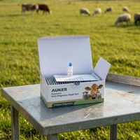 Test de grossesse précoce emballé individuellement pour bovins et chevaux avec kits de prélèvement, usage commercial et domestique, durée de conservation de 2 ans