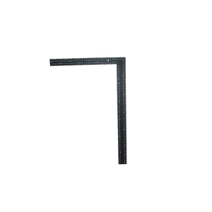 Regla de Sastrería en Forma de L Personalizable al por Mayor, de Alta Precisión (0.5mm), Anticorrosiva, de Acero/Acrílico, para Diseño de Patrones - Product Image 3