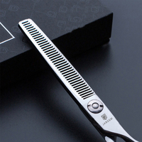 Ciseaux amincissants japonais de grande taille Premium 6.5 pouces 40 dents 30% ciseaux amincissants outils de barbier pour fournitures de coupe de cheveux