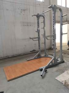 גבוה קצה מותאם אישית כוח מתלה סקוואט מתלה עם פלטפורמה ביתית כושר s086 חצי מתלה משקולות פלטפורמה - Product Image 3