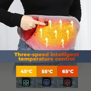 Cinturón Térmico Eléctrico 65°C, Calentador de Cintura con 3 Niveles de Protección Contra el Frío, Artefacto de Calefacción de Grafeno, Manta Eléctrica Recargable - Product Image 2