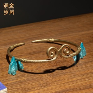<b>Copper</b> Art Workshop Brass Tightening Hoop Headband Handmade U Shape Ornament For Gift - Product Image 4
