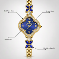 Nouvelle montre pour femme de luxe léger, tendance, inspirée du trèfle à quatre feuilles, en alliage, mouvement à quartz, 26 mm, 10 mm, design de niche haut de gamme