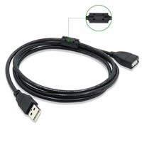 PVC USB-Verlängerungskabel USB-Stecker auf USB-Buchse A/F 1,5M-10M USB2.0 für Mobiltelefon Drucker Auto