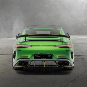ชุดแต่งคาร์บอนไฟเบอร์สไตล์ MSY สำหรับ Mercedes-Benz AMG GT50 GT53 GT63 สภาพใหม่  ลิ้นกันชนหน้า ดิฟฟิวเซอร์ สปอยเลอร์ กันชนรถยนต์ - Product Image 4