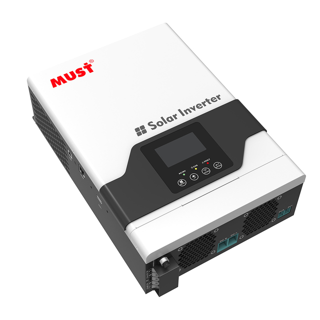 MUST All-in-one Inverter Dual Battery 12v 1500w 1.5Kw Input 220v 230v Off Grid Inverter for Lifepo4 Lithium Battery