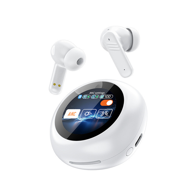 Noise Cancelling HIFI Sound Earbuds TWS Wireless 5.4 Earphone With Color Touch Screen
