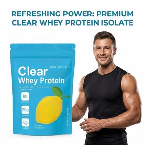 Aislado de Proteína de Suero de Leche Transparente OEM, 20 g de Proteína, <span class=keywords><strong>0</strong></span> Azúcar, Sabor Limonada, Suplemento Deportivo para el Crecimiento Muscular y la Energía, 500 g - Product Image 1