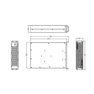 โมดูลจ่ายไฟ DC-DC 30kw 40KW สำหรับสถานีชาร์จรถยนต์ไฟฟ้า แรงดันไฟฟ้ากว้าง 50V-1000V  กำลังขับสูง ประสิทธิภาพสูง - Product Image 4