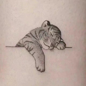Tatouages temporaires mignons de baleine et de tigre pour adultes, <span class=keywords><strong>faux</strong></span> tatouages réalistes de lune et de lapin, tatouages semi-permanents imperméables - Product Image 1