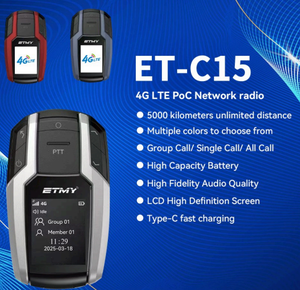 Radio talkie-walkie ET-C15 POC, émetteur-récepteur, clé de voiture - Product Image 6