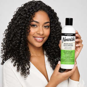 Après-shampoing hydratant sans rinçage pour cheveux secs, bouclés, frisés et ondulés – Soin adoucissant - Product Image 5