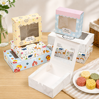 Boîte d'emballage personnalisée pour pâtisseries, idéale pour le chocolat, les puffs, les tartes aux œufs, les macarons, les boîtes cadeaux de biscuits