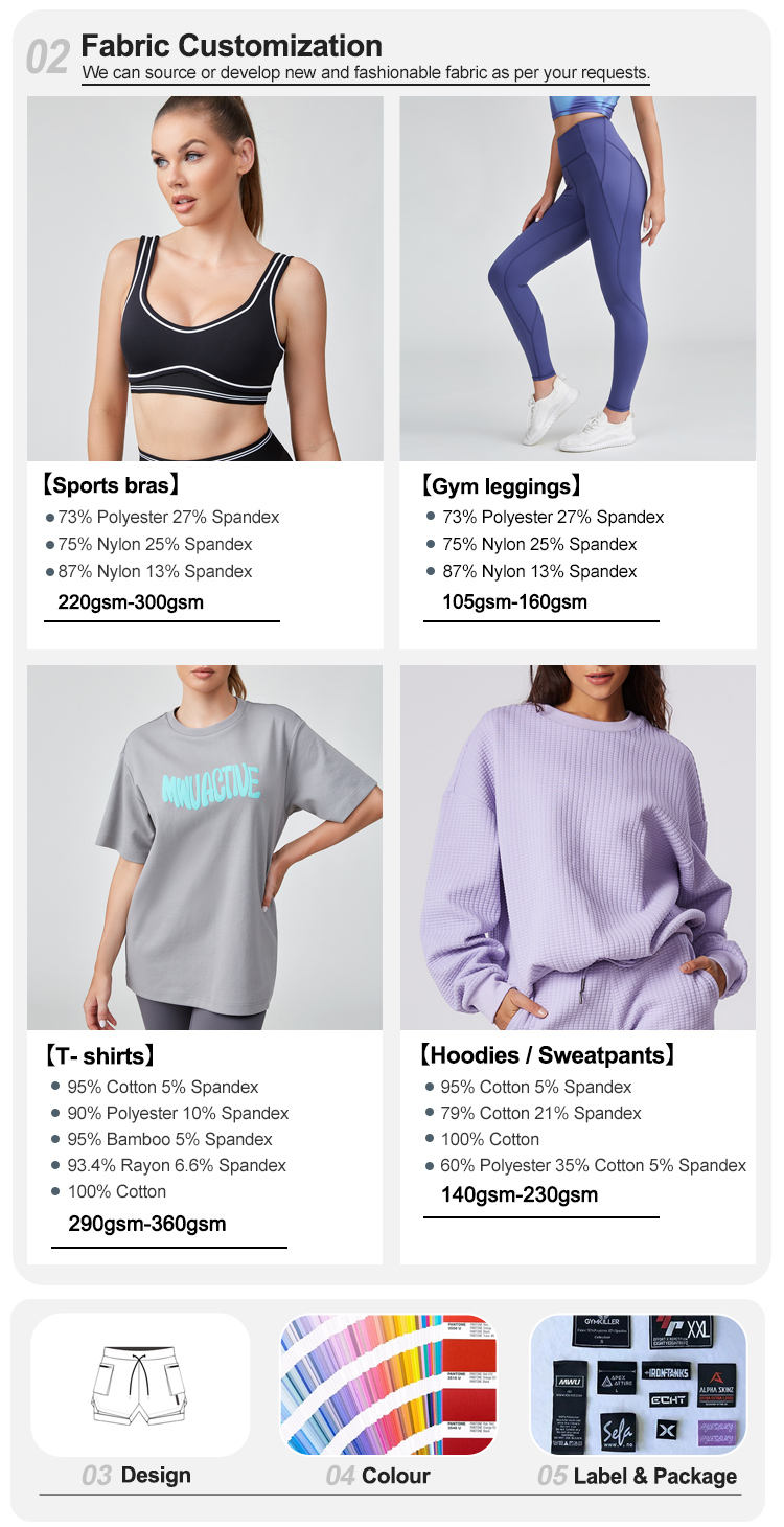 HUCAI High Quality Active Wear Colorful Breathable High Waist Push