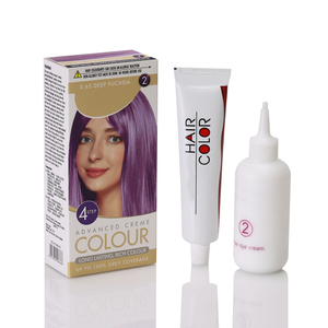 صبغة شعر بلون النبيذ الأحمر، كريم صبغة شعر عصري للتطبيق الذاتي، صبغة شعر شبه دائمة - Product Image 2