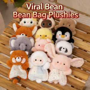 Muñeco de Peluche de Animal Suave y Adorable con Textura Esponjosa, Cómodo al Tacto, en Posición Supina, Ideal para Descompresión y Relajación - Product Image 1