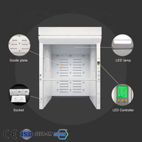 Chino muebles de laboratorio fumehood resistente al ácido caminar en campana