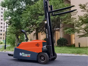 電気ハンドスタッカー2Tフル電気セルロードパレットスタッカー-5000mm持ち上げ高さ2000kg容量 - Product Image 4