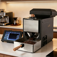Torréfacteur à café électrique en acier inoxydable, petite machine à torréfier pour usage domestique et café