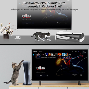Jys ngang đứng cho ps5 Slim/ps5 Pro, bàn đứng tương thích với Playstation 5 Pro/ps5 Slim Disc & kỹ thuật số - Product Image 3