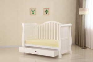 Legno massello Moden culle bambino bambini mobili letto <span class=keywords><strong>con</strong></span> cassetto - Product Image 4