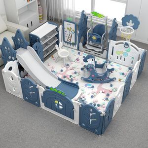Parcs bébé de luxe multi-combinaison cour de <span class=keywords><strong>jeu</strong></span> pour tout-petits intérieur pliable <span class=keywords><strong>jeu</strong></span> cour de <span class=keywords><strong>jeu</strong></span> sécurité clôture en plastique enfants pour enfants - Product Image 4