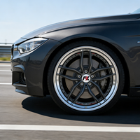 Velg Forging Aluminium Alloy 2-piece Chrome Plated 18 19 20 21 22 Inch 5x120 5x112 5x114.3 untuk BMW, Laris Terjual