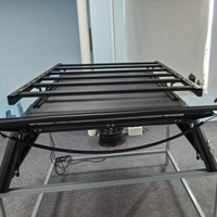 Porte-bagages de toit en alliage d'aluminium pour pick-up, housse rigide imperméable, serrure de hayon pour FORD F150/DOGE RAM/TOYOTA TUNDRA/ISUZU D